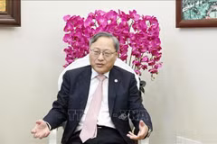Zhang Jianguo, ex director de la Sección de Europa Occidental del Departamento de Enlace de Relaciones Exteriores del Partido Comunista de China (Fuente: VNA)