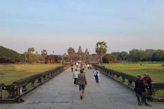 Turistas en el Parque Arqueológico de Angkor (Foto: Phnom Penh Post)