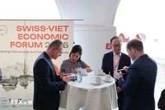 Empresas vietnamitas y suizas exploran oportunidades de cooperación en el Día de Vietnam 2025. (Foto: VNA)