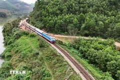 La modificación es necesaria para crear un marco legal con el fin de impulsar el transporte ferroviario de Vietnam (Fuente: VNA)