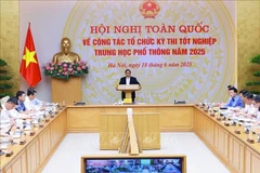 El primer ministro Pham Minh Chinh habla en el evento (Fuente: VNA)