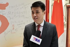 El jefe del Departamento de la redacción de vietnamita de la estación central de radio y televisión de China, Wei Wei (Fuente: VNA)