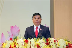 Y Thanh Ha Nie Kdam, secretario del Comité partidista de Lam Dong, habla en el evento (Fuente: VNA)