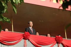 El miembro del Comité Permanente del Buró Político y presidente del Comité Permanente de la Asamblea Popular Nacional de China, Zhao Leji (Fuente: VNA)