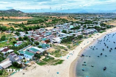 Área planificada para la construcción de la central nuclear Ninh Thuan 1. (Foto: VNA)
