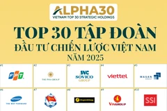 La compañía Vietnam Report presentó oficialmente el primer ranking ALPHA30 (Fuente: VNA)