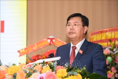 El secretario del Comité partidista de An Giang, Nguyen Tien Hai (Fuente: VNA)