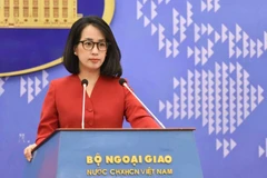 La portavoz de la Cancillería, Pham Thu Hang (Fuente: VNA)