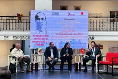 En la mesa redonda (Fuente: VNA)
