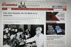 El artículo publicado en el periódico Grama (Fuente: VNA)