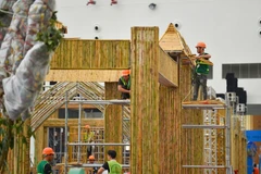 Más del 90% de la infraestructura técnica está terminada, lista para la Feria de Otoño 2025. Foto: VNA