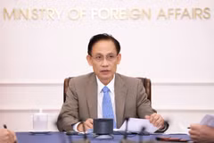 El canciller de Vietnam, Le Hoai Trung (Fuente: Ministerio de Relaciones Exteriores)