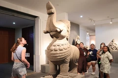 Museo de Escultura Cham de Da Nang atrae turistas extranjeros