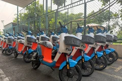 Se prevé que en marzo entren en funcionamiento un total de 500 bicicletas eléctricas de uso público en toda la red de estaciones de Ciudad Ho Chi Minh. (Foto: Centro de Gestión del Transporte Público de Ciudad Ho Chi Minh)
