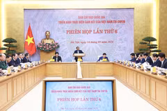 El primer ministro Pham Minh Chinh habla en la cita (Fuente: VNA)