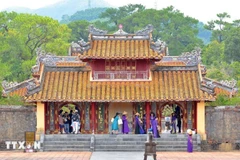 Turistas en Hue (Fuente: VNA)