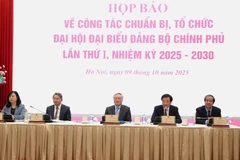 En la rueda de prensa (Fuente: baochinhphu.vn)