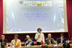 Conferencia de prensa sobre el 15º Festival de Cine Documental Europeo-Vietnamita, celebrada el 8 de septiembre (Foto: VNA)