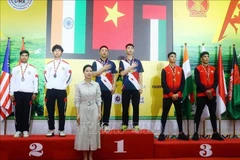Con un total de 46 medallas, incluidos 14 de oro, 16 de plata y 16 de bronce, el equipo de Vietnam conquista el primer lugar en la clasificación general del Campeonato Asiático de Muay 2025 (Fuente: VNA)