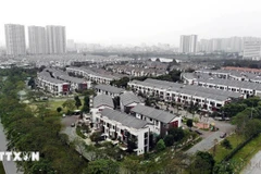 Proyectos de apartamentos de lujo en la zona urbana de Gamuda Gardens, Hanoi, con inversión del grupo inmobiliario malasio Gamuda Land. (Foto: VNA)