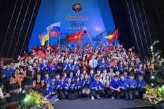 En la ceremonia inaugural del Campamento (Fuente: VNA)