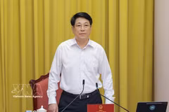 El presidente de Vietnam, Luong Cuong, habla en la cita (Fuente: VNA)