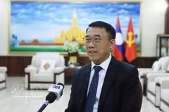 El jefe de la Comisión de Relaciones Exteriores del Comité Central del PPRL, Bounleua Phandanouvong (Fuente: VNA)