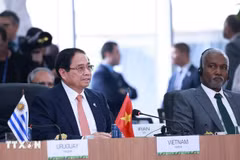 El primer ministro vietnamita, Pham Minh Chinh, interviene en el debate de alto nivel sobre el tema: "Medio ambiente, COP 30 y salud mundial". (Fuente: VNA)
