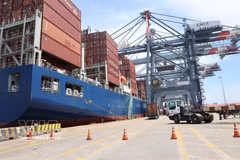Una parte del puerto de Cai Mep-Thi Vai en Ciudad Ho Chi Minh (Fuente: VNA)