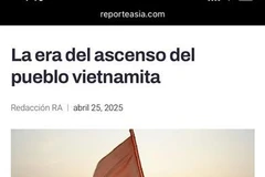 Reporte Asia, una prestigiosa plataforma de información sobre Asia en América Latina, publicó el artículo titulado "La era del ascenso del pueblo vietnamita" (Fuente: VNA)