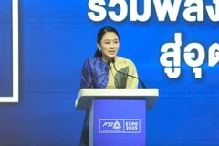 La primera ministra tailandesa Paetongtarn Shinawatra (Fuente: VNA)