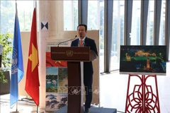 El embajdor vietnamita Mai Phan Dung habla en el evento (Fuente: VNA)