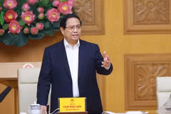 El premier Pham Minh Chinh habla en el evento (Fuente: VNA)