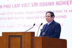 El primer ministro vietnamita, Pham Minh Chinh, preside el evento (Fuente: VNA)