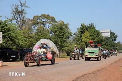 Residentes camboyanos en la provincia de Preah Vihear, fronteriza con Tailandia, están evacuando para evitar el conflicto (Fuente: VNA)