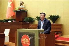 El ministro de Transporte, Tran Hong Minh, habla en la cita (Fuente: VNA)