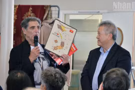 Gilbert Tenèze, presidente de la Asociación de Amistad Franco-Vietnamita de la provincia de Eure-et-Loir (Fuente: VNA)