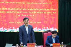 El vicepresidente del Parlamento Vu Hong Thanh habla en la cita (Fuente: VNA)