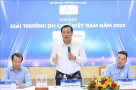 El jefe de la VNAT, Nguyen Trung Khanh, habla en el evento (Fuente: VNA)
