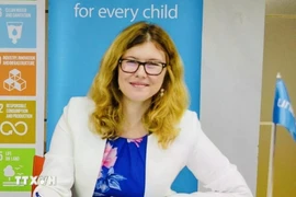 Silvia Danailov, jefa del Fondo de la ONU para la Infancia (UNICEF) en Vietnam (Fuente: VNA)