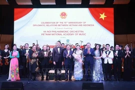 Participa líder partidista en concierto por aniversario de relaciones Vietnam - Indonesia 