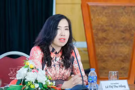 La viceministra de Relaciones Exteriores, Le Thi Thu Hang (Fuente: VNA)