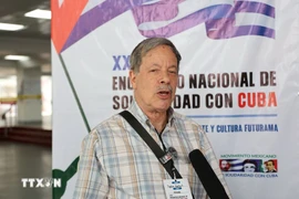 El autor Pedro Gellert (Fuente: VNA)