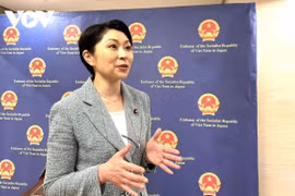 Yuko Obuchi, miembro de la Cámara de Representantes de Japón y recién nombrada presidenta de la Alianza Parlamentaria de Amistad Japón-Vietnam (Fuente: VNA)