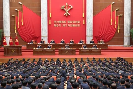 Una reunión del Partido de Trabajadores de Corea del Norte (Fuente: VNA)