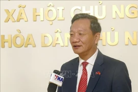 El embajador de Hanoi en Vientiane, Nguyen Minh Tam (Fuente: VNA)