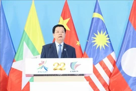 El viceprimer ministro Mai Van Chinh habla en el evento (Fuente: VNA)