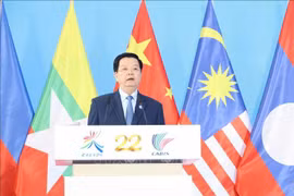 El viceprimer ministro Mai Van Chinh habla en el evento (Fuente: VNA)