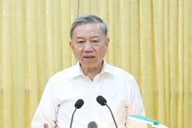 El secretario general del Partido Comunista de Vietnam (PCV), To Lam (Fuente: VNA)