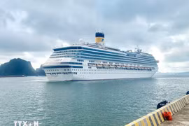 El crucero Costa Serena (Fuente: VNA)